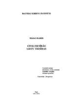 Konspekts 'Lietu tiesības. Atbildes uz kontroldarba jautājumiem', 1.