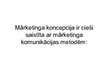Prezentācija 'Mārketinga koncepciju saistība ar mārketinga komunikācijām', 7.
