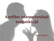 Referāts 'Konflikts interpersonālajā komunikācijā', 15.