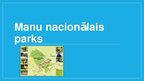 Prezentācija 'Manu Nacionālais parks', 1.