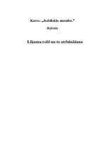 Referāts 'Juridiskās metodes. Likuma robi un to atrisināšana', 1.