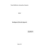 Referāts 'Rožkāposti', 1.