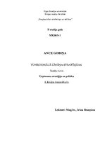 Konspekts 'Funkcionālā līmeņa stratēģijas', 1.