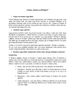 Konspekts 'Romeo un Džuljeta - darba analīze', 1.