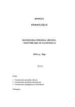 Referāts 'Noziedznieka personības jēdziens, raksturojums un klasifikācija', 1.