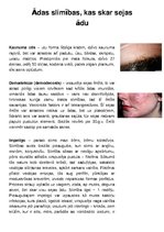 Konspekts 'Ādas slimības, kas skar sejas ādu', 1.