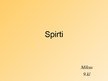 Prezentācija 'Spirti', 1.