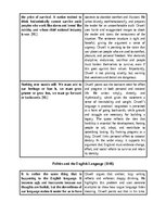 Konspekts 'George Orwell “Selected Essays” - Quote Analysis (English)', 6.