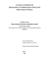 Referāts 'Pedagoģiskā procesa tiesiskie pamati', 1.