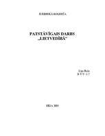 Referāts 'Lietvedība', 1.