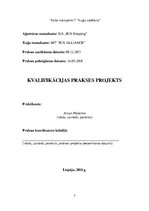 Referāts 'Jūras prakses projekts', 7.