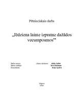 Referāts 'Jēdziena "laime" izpratne dažādos vecumposmos', 1.