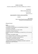 Paraugs 'Dokumentu pārvaldes kārtība', 1.