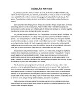 Eseja 'Atziņas, kas nenoveco', 1.