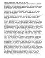 Eseja 'Comparing and Contrasting Thomas Hobbes and John Locke', 1.