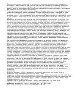 Eseja 'Managerial and Financial Accounting Report', 1.