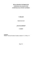 Eseja 'Žurnālistika un personiskās dzīves neaizskaramības problēma', 1.