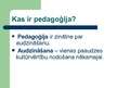 Prezentācija 'Pedagoģijas zinātnes struktūra un tās raksturojums', 2.