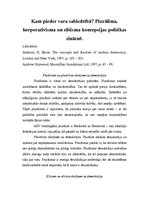 Konspekts 'Kam pieder vara sabiedrībā? Plurālisma, korporatīvisma un elitisma koncepcijas p', 1.