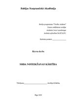 Referāts 'Soda noteikšanas kārtība', 1.