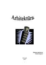 Konspekts 'Rīgas arhitektūra', 1.