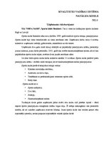 Referāts 'Kvalitātes vadības sistēma', 1.