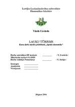 Referāts 'Lauku tūrisms', 2.
