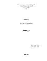 Konspekts 'Smogs', 1.