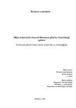 Referāts 'Māju dekoratīvie elementi Rēzeknes pilsētas vēsturiskajā apbūvē', 1.