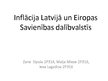 Referāts 'Inflācija Latvijā un Eiropas Savienības dalībvalstīs', 22.