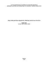 Referāts 'Poļu Inflantijas kņaziste. Trešais Lietuvas statūts', 1.