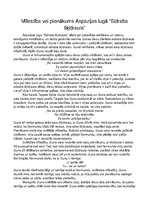 Eseja 'Mīlestība vai pienākums Aspazijas lugā "Sidraba šķidrauts"', 1.