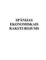 Referāts 'Spānijas ekonomiskais raksturojums', 1.