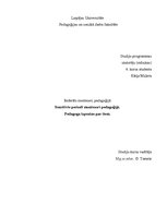 Referāts 'Sensitīvie periodi Montesori pedagoģijā. Pedagoga izpratne par tiem', 1.