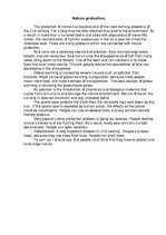 Eseja 'Nature Protection', 1.