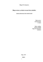Referāts 'Miega nozīme cilvēka dzīvē', 1.