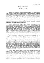 Referāts 'Coaching vadīšanas metodes analīze', 1.