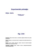 Konspekts 'Skaļas mūzikas ietekme uz matemātiski-loģiskās domāšanas testa izpildes produkti', 1.