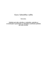Referāts 'Sabiedrības vadība', 1.