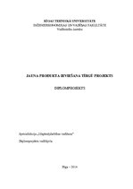 Diplomdarbs 'Jauna produkta ieviešana tirgū', 1.