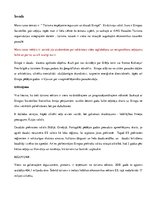 Eseja 'Tūrisma iespējamie ieguvumi un draudi Eiropā', 1.