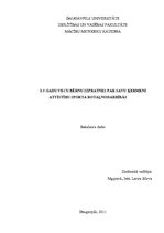 Diplomdarbs '2-3 gadus vecu bērnu izpratnes attīstība par savu ķermeni sporta rotaļnodarbībās', 1.
