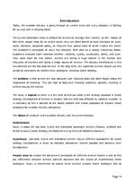 Diplomdarbs 'Role of Band Strategy Development in European Airline Industry', 4.