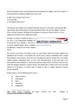 Diplomdarbs 'Role of Band Strategy Development in European Airline Industry', 9.
