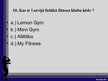 Prezentācija 'Viktorīna par fitnesu', 20.