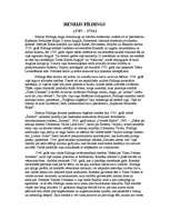 Referāts 'Henrijs Fīldings', 1.