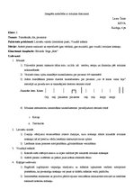 Konspekts 'Mūzikas stundas konspekts sākumskolā', 1.