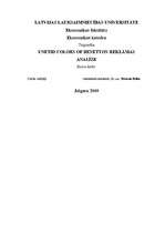 Referāts 'Zīmola "United Colors of Benetton" reklāmas analīze', 1.