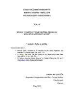 Konspekts 'Nafta un politika', 1.