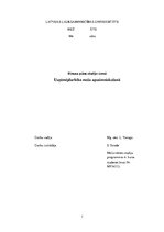 Biznesa plāns 'Uzņēmējdarbība meža apsaimniekošanā - biznesa plāns', 1.